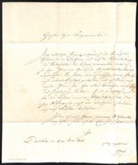Dankesschreiben von Hr. Baab an Bürgermeister Christmann 03.06.1836