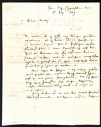 Brief vom 07.07.1849