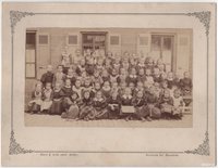 Klassenfoto Volksschule Bad Dürkheim 2. Mädchenklasse 1895