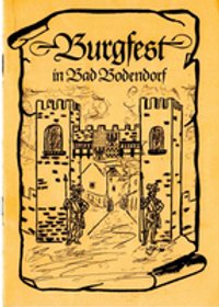 Programmheft Burgfest in Bad Bodendorf 1990