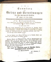 Gesetzsammlung für das Königreich Sachsen 4.-73. 1832 bis 1833