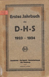 1. Jahrbuch des Deutschen Hartgeldsammlerbundes 1923-1924