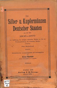 Die Silber- und Kupfermünzen Deutscher Staaten 1806-1873