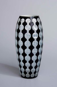Vase (Modell 6753) aus Klarglas