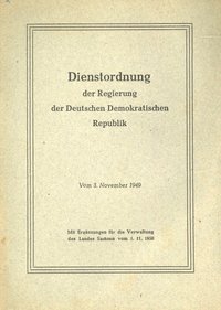 Dienstordnung der Regierung der DDR