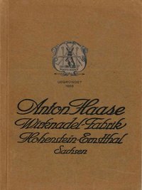 Anton Haase Wirknadelfabrik Hohenstein-E.