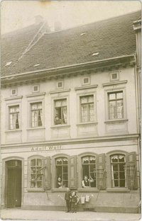 Eilenburg, Gastwirtschaft Adolf Wolf, Leipziger Straße 55,