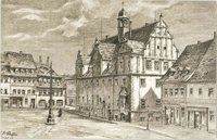 Eilenburg Markt mit Rathaus