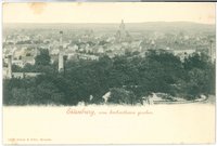 Eilenburg, Gesamtansicht, Bildpostkarte, Sorbenturm,