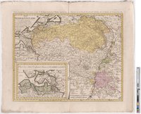 Landkarte "Charte ueber die Generalitaets Lande oder diejenigen Antheile, welche die General Staaten der Vereinigten Niederlande an den Herzogthümern Brabant, Limburg und der Grafschaft Flandern besizen"