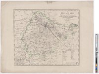 Landkarte "I. Breslauer Kreis zum Regierungsbezirk Breslau geh:"