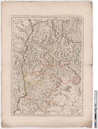 Landkarte "Le Valentinois le Diosis et Les Baronies Dans le Dauphine; Le Comtat Venaiscin et Principauté D´Orange"