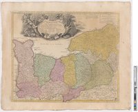 Landkarte "Normannia Galliae celebris Provincia"