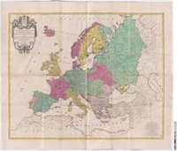 Landkarte "CARTE GENERALE DE TOUT L` EUROPE"