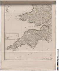 Landkarte "Karte von England und Wallis"