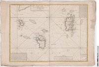 Landkarte "Carte des Isles Jersey Grenesey Aurigny et Cers"