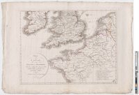 Landkarte "Charte vom Canal zwischen England und Frankreich"