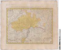 Landkarte "Territorium reipublicae liberae helveticae Scaphusiensis"