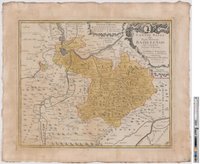 Landkarte "Canton Basel sive Pagus Helvetiae Basileensis"