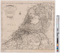 Landkarte "Karte in welcher die Vereinigten Niederlande zur Zeit der Utrechtischen Vereinigung vorgestellt werden"