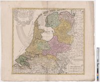Landkarte "Septem Provinciae seu Belgium Foederatum quod generaliter Hollandia audit"