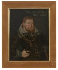 Ölbild: Christian II. Kurfürst von Sachsen