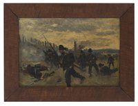 Ölbild: Schlacht bei St. Privat 1870