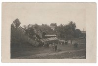 Fotopostkarte Eisenbahnunglück