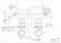 Konstruktionszeichnung Dampflokomotive Personenzuglokomotive P 8