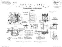 Konstruktionszeichnung Dampflokomotive Gattung P 8, Detailzeichnung Achsbuchse