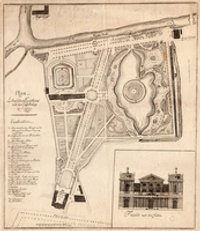 Plan des Lehrischen Gartens mit der Engl. Anlage zu Leipzig