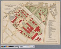 Internationale Ausstellung für Buchgewerbe und Graphik Leipzig 1914 Lageplan
