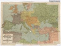 Dietrich Reimer's Karte zur Übersicht der gegenwärtigen Kriegslage in Europa und den Mittelmeerländern