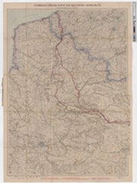 Flemmings Grosse Karte der Westfront-Nordhälfte (Paris und Umgebung bis zur Nordsee)