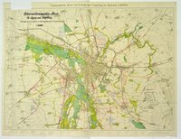 Topographische Karte von Leipzig und Umgebung