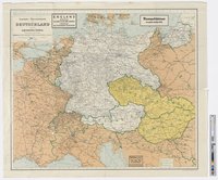 Eisenbahn - Übersichtskarte von Deutschland und den angrenzenden Ländern