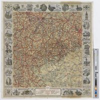 Standard-Luftbildkarte Sachsen und das Erzgebirge Plan 11