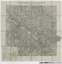 Karte für die Herbstübungen des XII. (1. K.S.) Armeekorps 1911