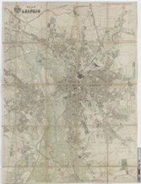 Plan von Leipzig; Gratis-Beilage zum Leipziger Adressbuch 1927