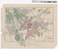 Übersichts-Plan von Leipzig und seinen Vorstadtdörfern