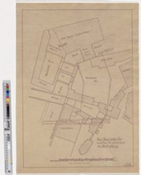Das Rannische Tor nach Plan 421 des Archives der Stadt Leipzig