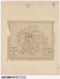 Wahl-Karte des Leipziger Land-Kreises 1887.