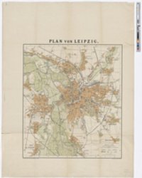 Plan von Leipzig.