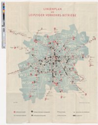 Linienplan der Leipziger Verkehrsbetriebe