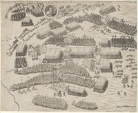 WAHRE UND EIGENTLICHE ABBILDUNG WAS MASSEN HERTZOG CHRISTIAN V BRAUNSCHWEIG ARMADA den 6 Aug: 1623. im Stifft Münster auffs/ haupt erlegt.