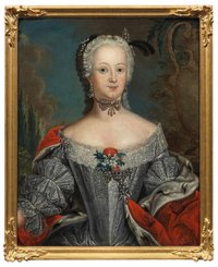 Porträt der Königin Elisabeth Christine von Preußen, geb. Prinzessin von Braunschweig-Wolfenbüttel-Bevern, von Antoine Pesne (Werkstatt)