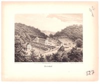 Alexisbad: Kurbad von der Schönsicht, um 1845