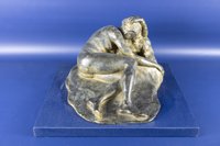 Bronzefigur einer "Schlafenden Nymphe", nach Walter Schott, um 1920-1925 (?)