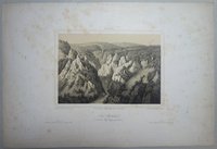 Bodetal: Aussicht von der Roßtrappe ins Bodetal, 1838 (aus: Schroeder "Der Harz" N.F.)