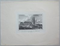 Brocken: Brockenhaus mit Turm von Südosten, nach 1836